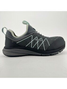 Keen Utility Vista Energy Shift Womens Size 6 Gray Safety Toe Work Slip-On Shoes